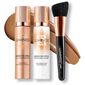 Airbrush Spray Silk Foundation Starter Kit - Warm Deep 090Light Tan 090 image number null